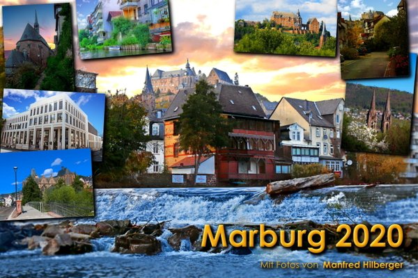 Kalender Marburg 2020 mit Fotos von Manfred Hilberger